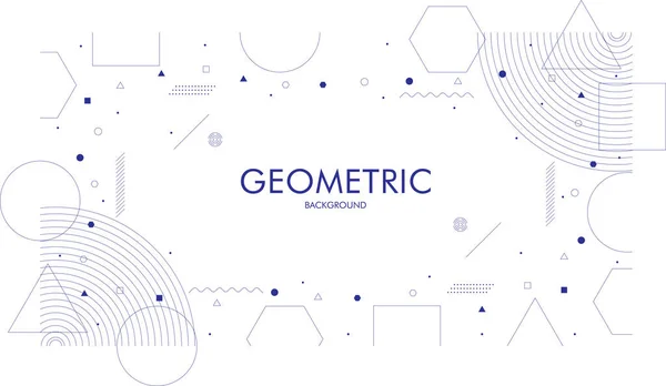 Kreativ Geometrisk Bakgrund Design Med Grafiska Element För Presentation Bakgrund — Stock vektor