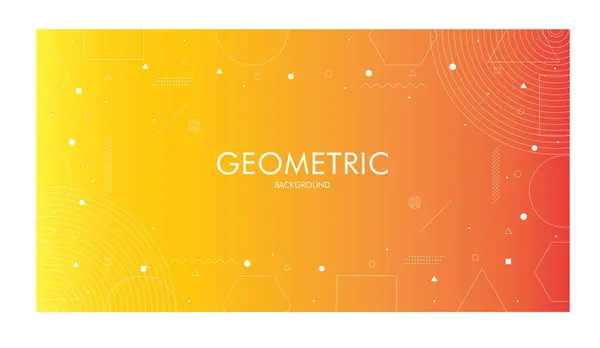 Diseño Fondo Geométrico Creativo Con Elementos Gráficos Para Diseño Fondo — Vector de stock