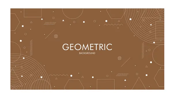 Creatieve Geometrische Achtergrond Ontwerp Met Grafische Elementen Voor Presentatie Achtergrond — Stockvector