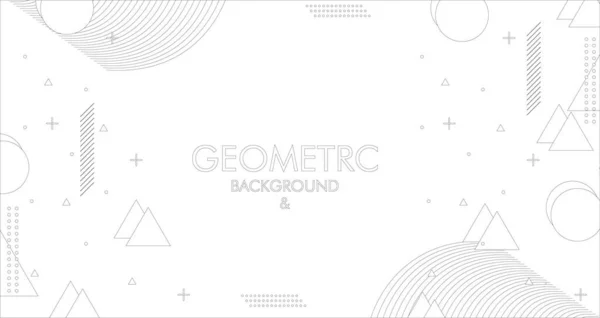 Creative Geometric Background Design Graphic Elements Presentation Background Design Presentation — Stock Vector