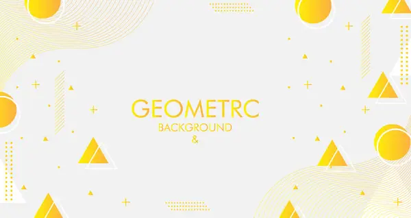 Fundo Geométrico Criativo Design Com Elementos Gráficos Para Projeto Fundo —  Vetores de Stock