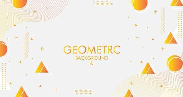 Kreativní Geometrické Pozadí Design Grafickými Prvky Pro Návrh Prezentačního Pozadí — Stockový vektor