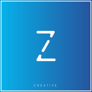 Z Premium Vector ikinci logo tasarımı Creative Logo. Vector Illustration logosu. Logo harfleri. Yaratıcı logo, en az kadınsı başlık ve logo. Düğün otları, zarif yapraklar. modern tasarım. 