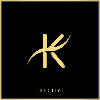 K Premium Vector ikinci logo tasarımı Creative Logo. Vector Illustration logosu. Logo harfleri. Yaratıcı Logominimal kadın başlığı ve logosu. Düğün otları, zarif yapraklar. modern tasarım. 