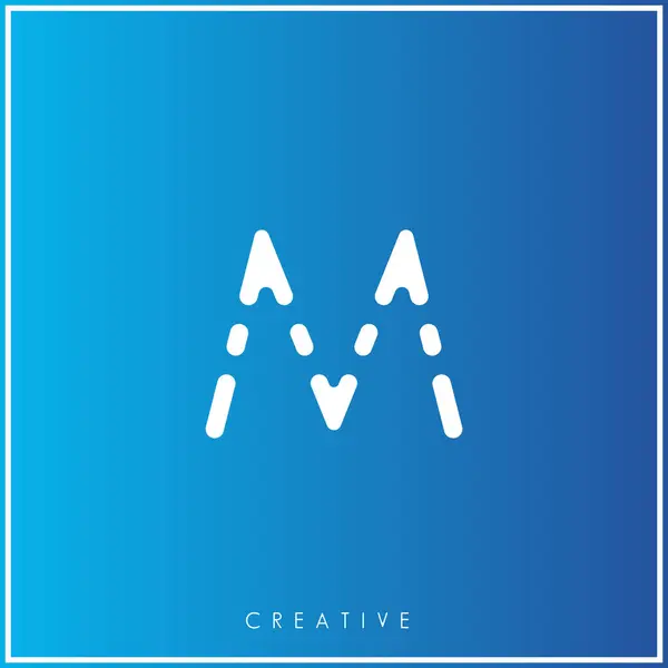 M Premium Vector ikinci logo tasarımı Creative Logo. Vector Illustration logosu. Logo harfleri. Yaratıcı logo, en az kadınsı başlık ve logo. Düğün otları, zarif yapraklar. modern tasarım. 