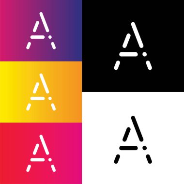 Bir Creative Latter Logo Tasarımı. Vector Illustration Logosu. Harflerin logosu. Premium Vektör. Yaratıcı Logo. Yaratıcı Latter Logo Tasarımı. Premium Vektör Son Logo Tasarımı