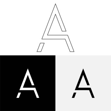 Bir Creative Latter Logo Tasarımı. Vector Illustration Logosu. Harflerin logosu. Yaratıcı Latter Logo Tasarımı. Premium Vektör Latter Logo Tasarımı. Premium Vektör. Yaratıcı Logo.