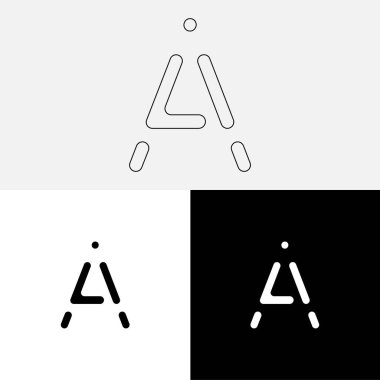 Bir Creative Latter Logo Tasarımı. Vector Illustration Logosu. Harflerin logosu. Premium Vektör. Yaratıcı Logo. Yaratıcı Latter Logo Tasarımı. Premium Vektör Son Logo Tasarımı