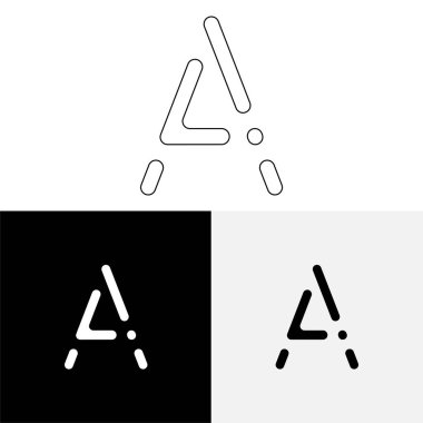 Bir Creative Latter Logo Tasarımı. Vector Illustration Logosu. Harflerin logosu. Premium Vektör. Yaratıcı Logo. Yaratıcı Latter Logo Tasarımı. Premium Vektör Son Logo Tasarımı