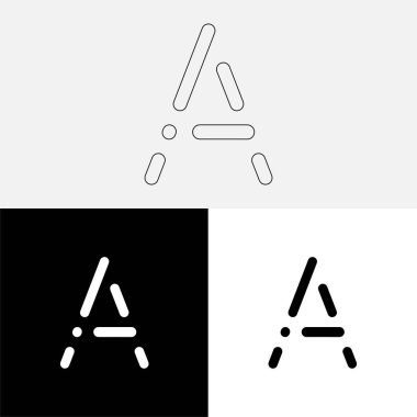 Bir Creative Latter Logo Tasarımı. Vector Illustration Logosu. Harflerin logosu. Premium Vektör. Yaratıcı Logo. Yaratıcı Latter Logo Tasarımı. Premium Vektör Son Logo Tasarımı