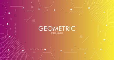 Yaratıcı Geometrik arkaplan tasarımı. Vektör illüstrasyonu ve arkaplan tasarımı için grafik