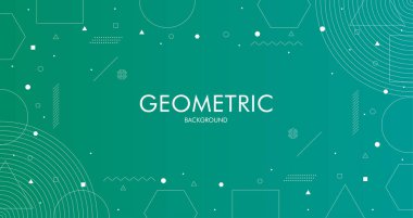 Yaratıcı Geometrik arkaplan tasarımı. Vektör illüstrasyonu ve arkaplan tasarımı için grafik