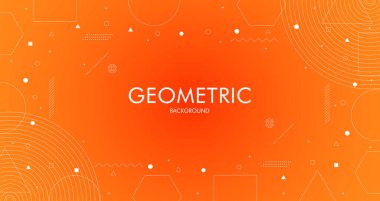 Yaratıcı Geometrik arkaplan tasarımı. Vektör illüstrasyonu ve arkaplan tasarımı için grafik