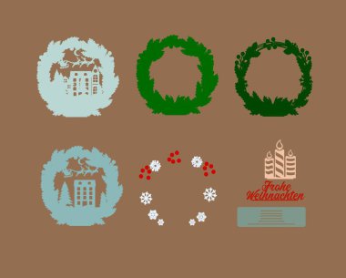 ChristMAS Dekor Dijital çoklu katman düzenleme dosyaları lazer kesimi, CNC yönlendirici makinesi ve diğer kesme makineleri için özel olarak hazırlandı.
