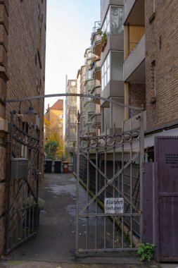 Şehrin sokak manzarası Stuttgart