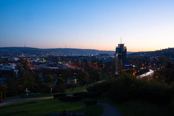 Stock image panorama of stuttgart, city from above, beautiful view of city