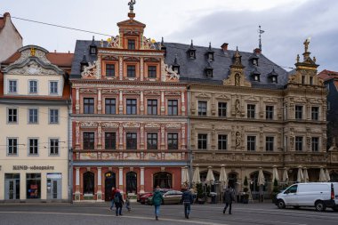 Erfurt, old town, Erfurt city center, old buildings.