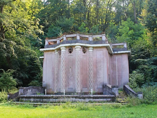 Egykori Kis Vízerőmű Trencianske Teplice Fürdőben Egy Történelmi Épület Század — Stock Fotó