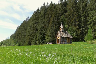 Cierny Balog, Slovakya: Orman açık hava müzesindeki şapel.