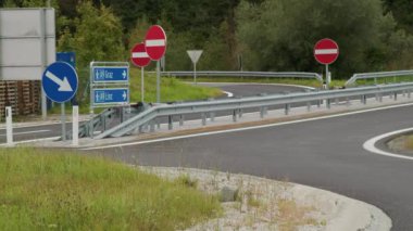 Linz ve Graz istikametindeki otoyolda. Yüksek kalite 4k görüntü
