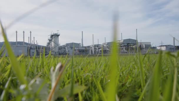 Významné Úložiště Plynu Haidachu Rakousko Vysoce Kvalitní Záběry — Stock video