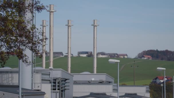 奥地利海达赫的主要天然气储存地 高质量的4K镜头 — 图库视频影像