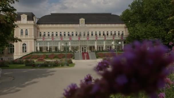 Ιστορικό Κέντρο Σπα Στο Bad Ischl Άνω Αυστρία Υψηλής Ποιότητας — Αρχείο Βίντεο