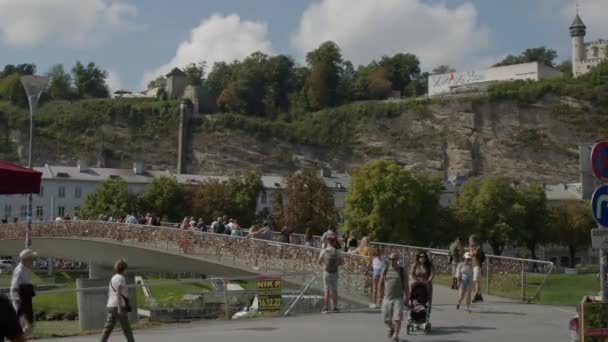 Hotelobers Bereiden Zich Voor Bij Feingoldsteg Salzburg Oostenrijk Hoge Kwaliteit — Stockvideo