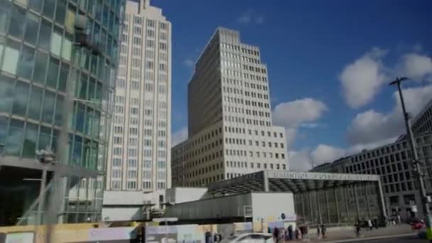 Berlińska Stacja Metra Potsdamer Platz Wysokiej Jakości Materiał — Wideo stockowe