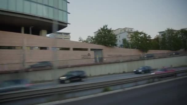 ベルリンAvus歴史的な都市高速道路 高品質4K映像 — ストック動画