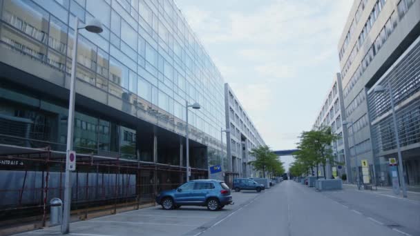 Правительственный Округ Столице Нижней Австрии Санкт Пуэльтене Высококачественные Кадры — стоковое видео