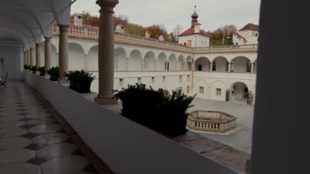 Herberstein Castelo Renascentista Palácio Estíria Imagens Alta Qualidade — Vídeo de Stock