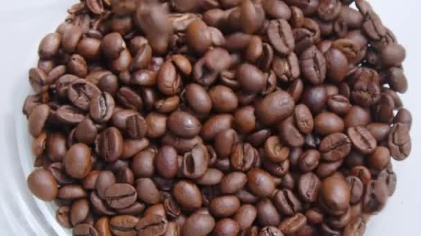 コーヒー豆を丸焼きにした 高品質4K映像 — ストック動画