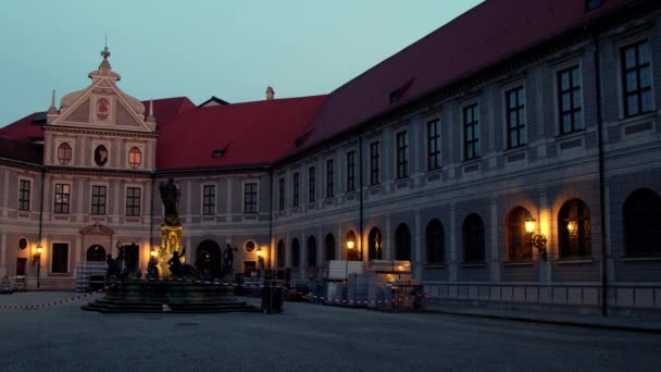 Múnich Residenz Palacio Reyes Históricos Imágenes Alta Calidad — Vídeos de Stock
