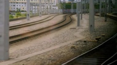 Tren Viyana 'dan kalkıyor. Yüksek kalite 4k görüntü