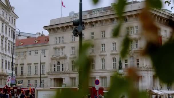 弗赖永维也纳宪法法院 高质量的4K镜头 — 图库视频影像