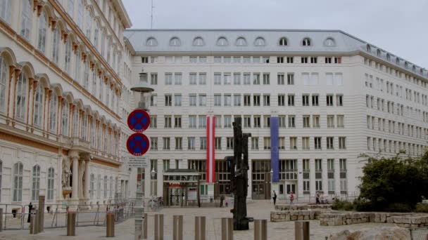 Ministero Dell Interno Vienna Minoritenplatz Filmati Alta Qualità — Video Stock