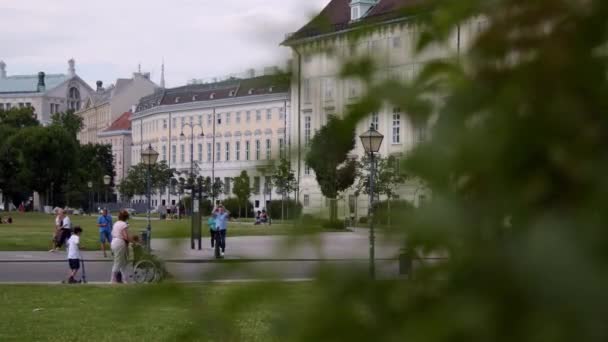 Hofburg Und Bundeskanzleramt Wien Hochwertiges Filmmaterial — Stockvideo