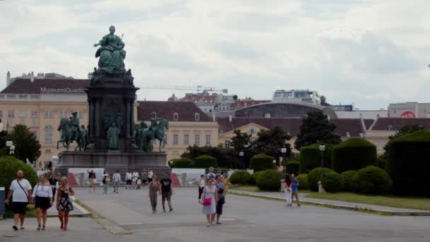 维也纳博物馆 有著名的博物馆 高质量的4K镜头 — 图库视频影像