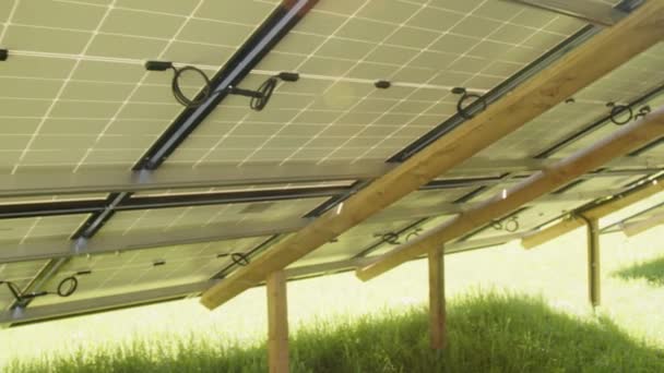 Csatlakozó Fotovoltaikus Rendszerhez Kiváló Minőségű Felvételek — Stock videók