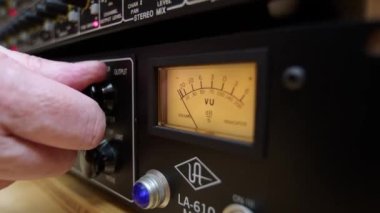 Analog kayıt stüdyosu dış teçhizat. Yüksek kalite 4k görüntü