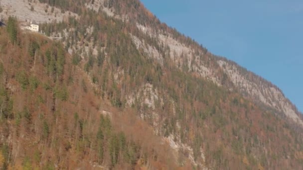 Hallstatt Hallberg Montanha Salgada Histórica Imagens Alta Qualidade — Vídeo de Stock