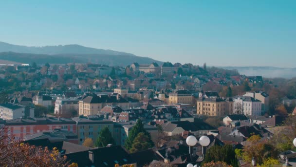 Abadia Beneditina Acima Cidade Melk Wachau Baixa Áustria Imagens Alta — Vídeo de Stock