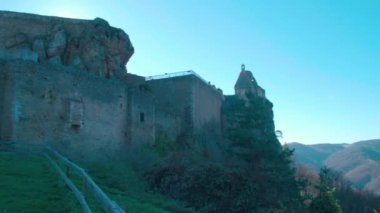 Wachau 'daki Aggstein Kalesi. Yüksek kalite 4k görüntü