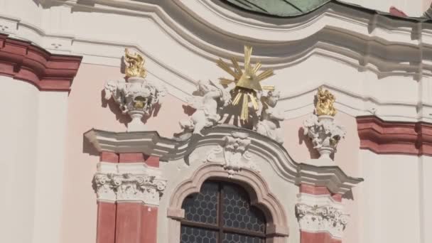Stadl Paura Üçlemeci Kilisesi Rokoko Tarzında Yüksek Kaliteli Fullhd Görüntüler — Stok video