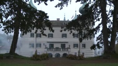 Artstetten Palace geniş çekim. Yüksek kaliteli FullHD görüntüler