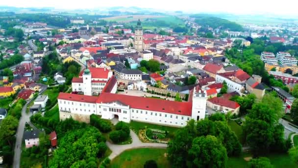 エンヌの空中パノラマ オーストリア北部 高品質4K映像 — ストック動画