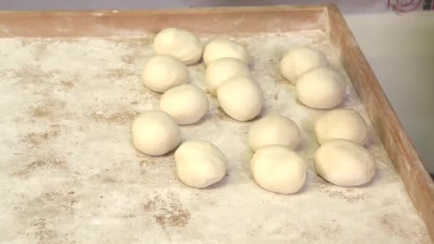 パン屋さんで生地を作る 高品質のフルHd映像 — ストック動画