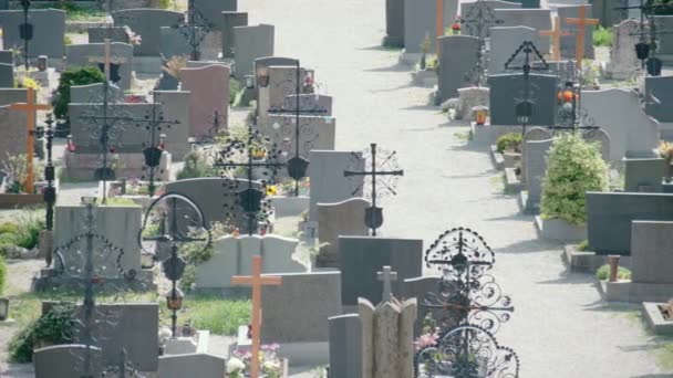 Cimitirul Sankt Florian Din Austria Superioară Imagini Înaltă Calitate — Videoclip de stoc