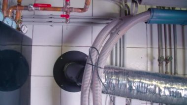 Duman kapaklı saçma hortumu. Yüksek kalite 4k görüntü